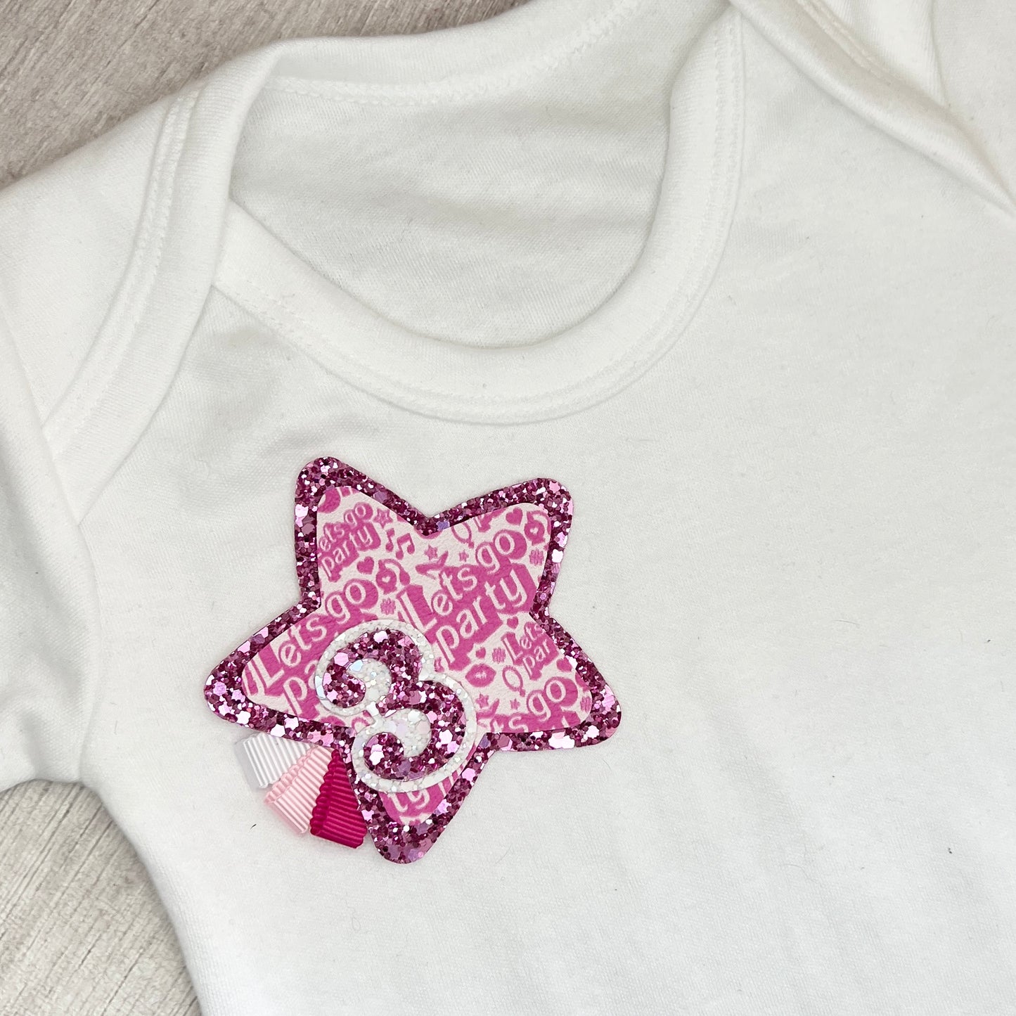 Birthday Badge - pink doll