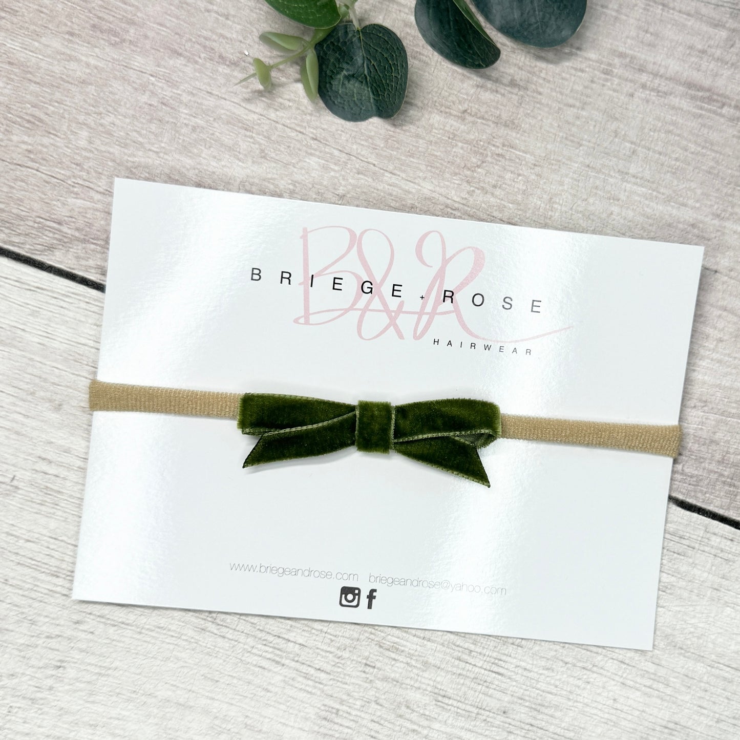 Velvet Ribbon Bow - choose your colour