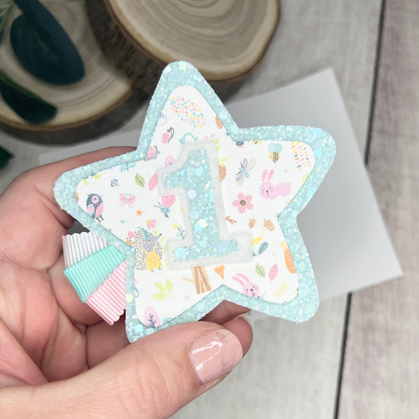 Birthday Badge - woodland cuties