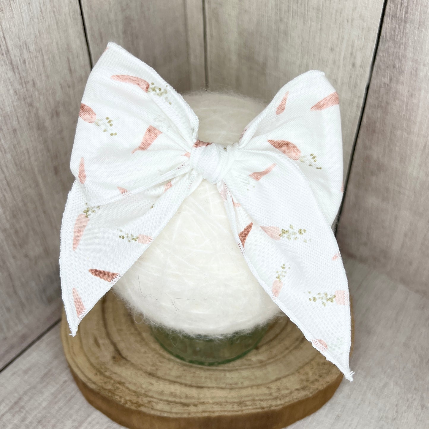 Carrot Cotton Tied Bow
