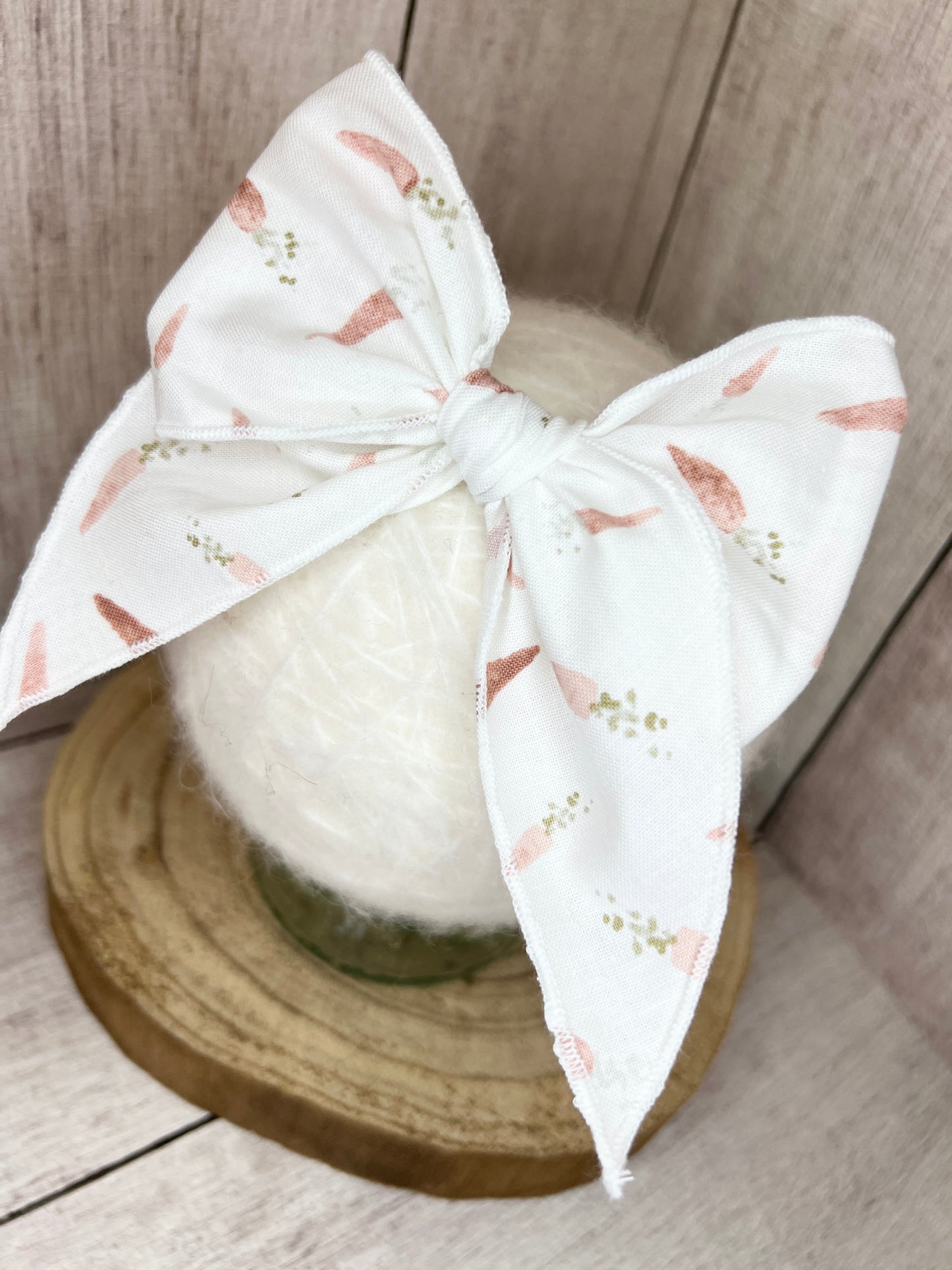 Carrot Cotton Tied Bow
