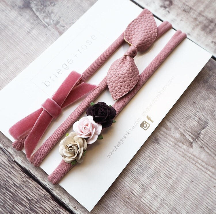 Newborn Gift Set - dusky pink