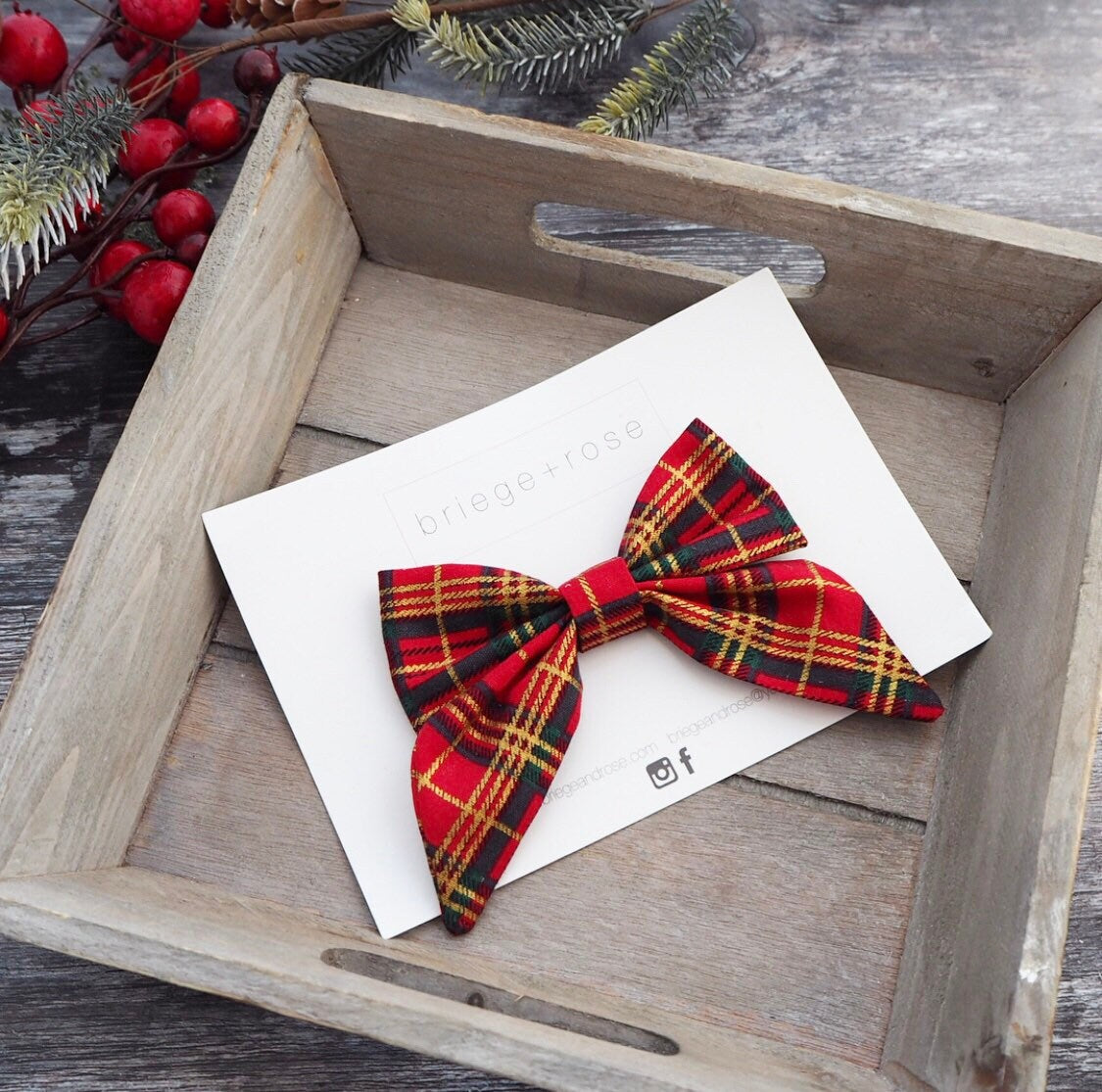 Sailor Bow - tartan