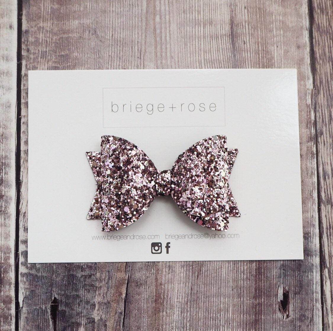 Belle Bow - amethyst