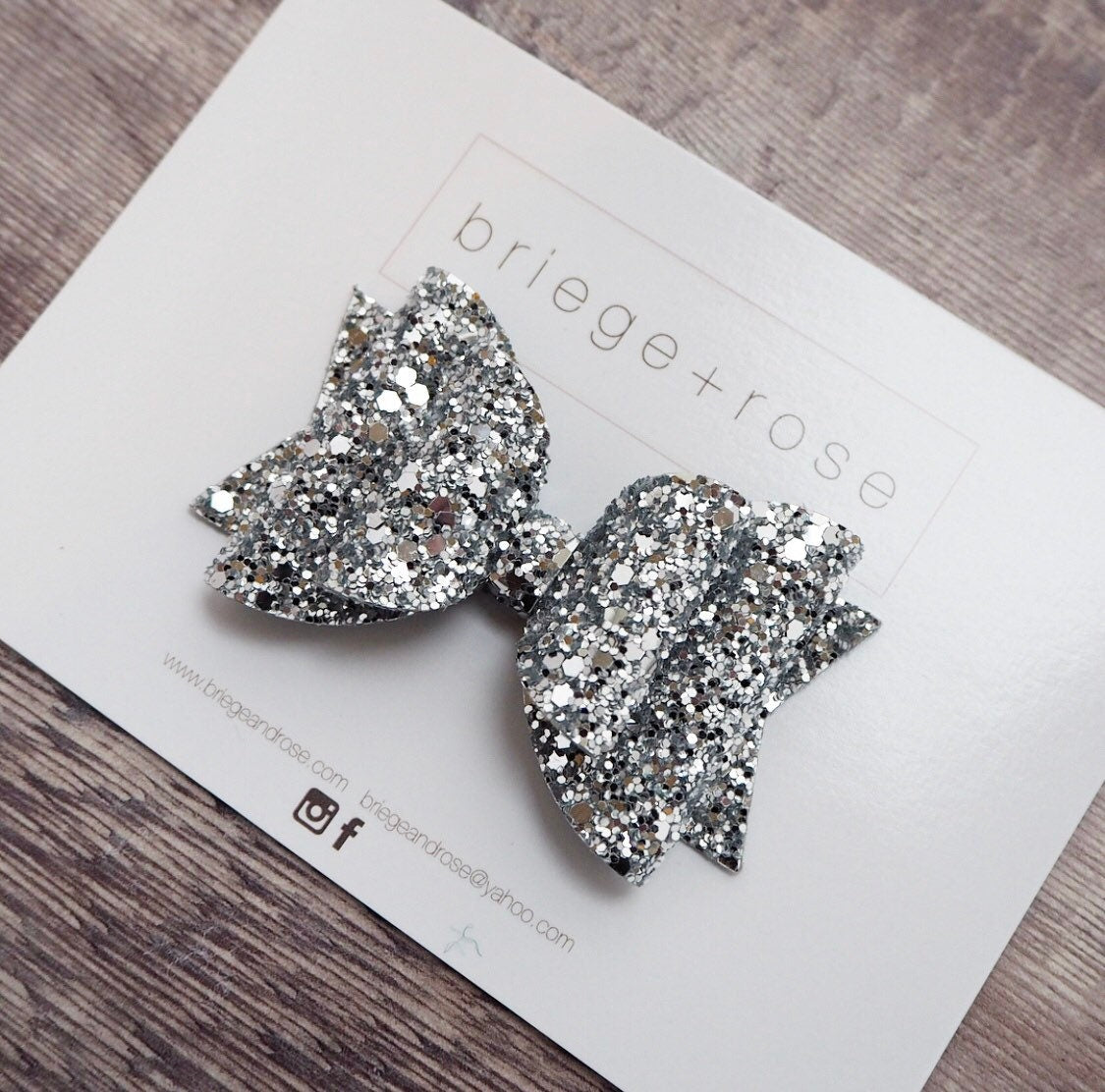Belle Bow - silver