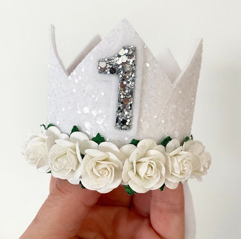 Birthday Crown - white