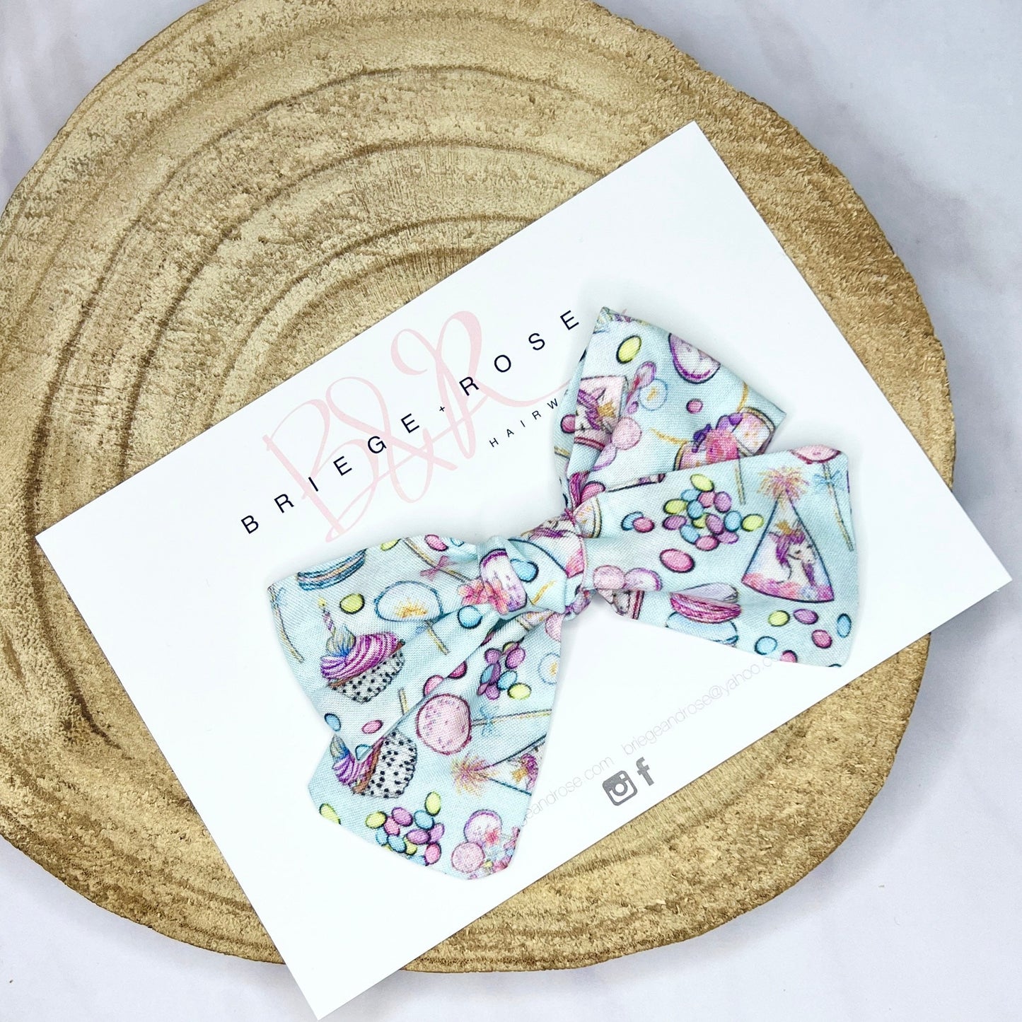 Cotton Tied Bow - birthday party