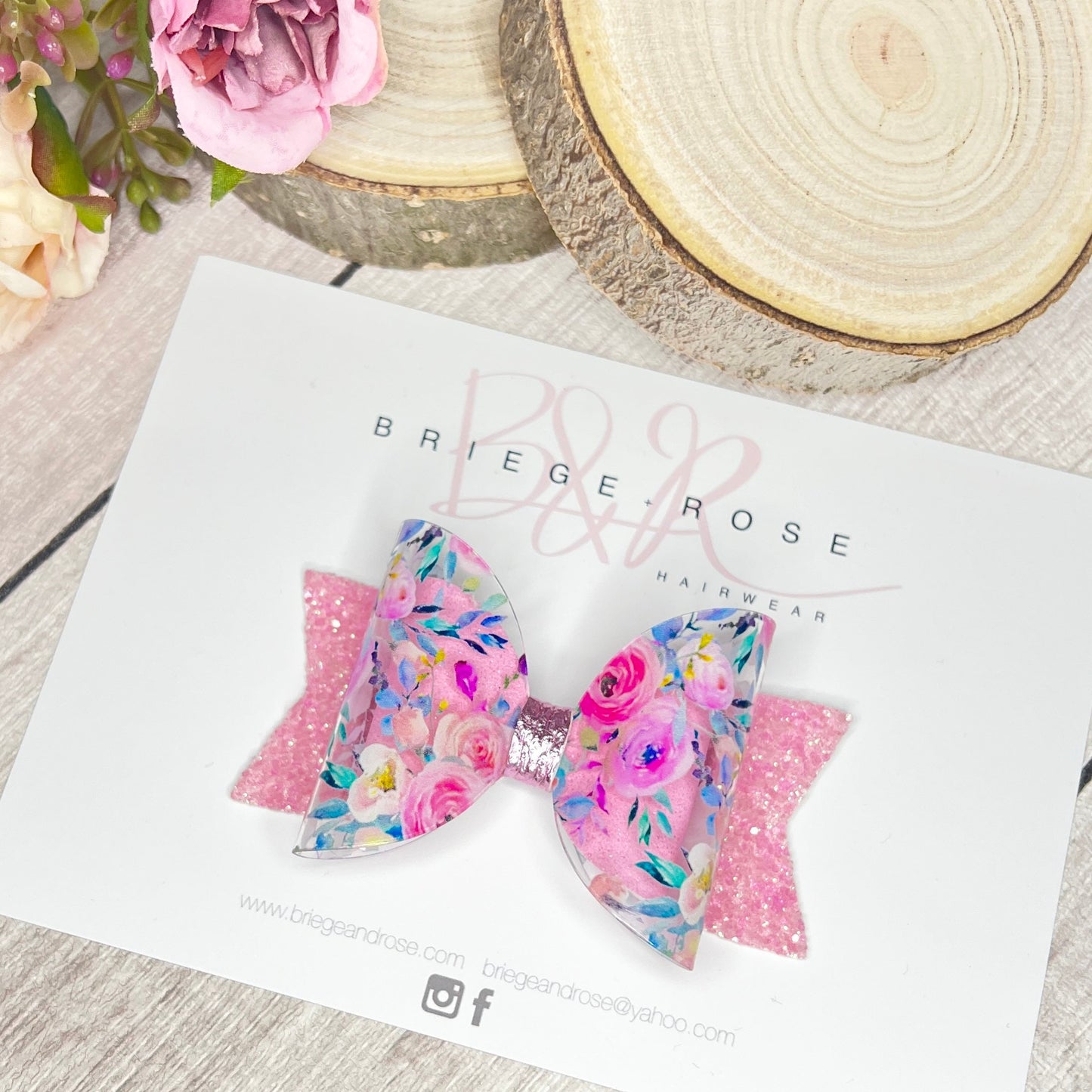 Belle Bow - floral