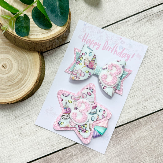 Birthday Set - unicorn party