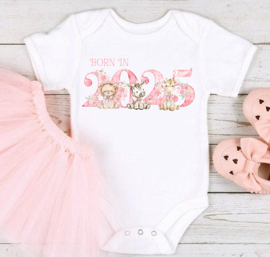 Born in 2025 Pink vest