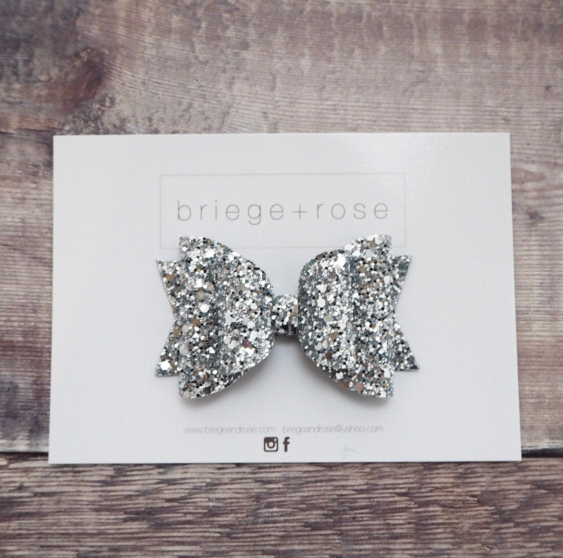 Belle Bow - silver