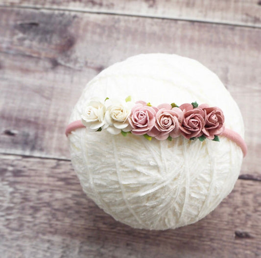 Eva Rose Band - dusky pink ombre