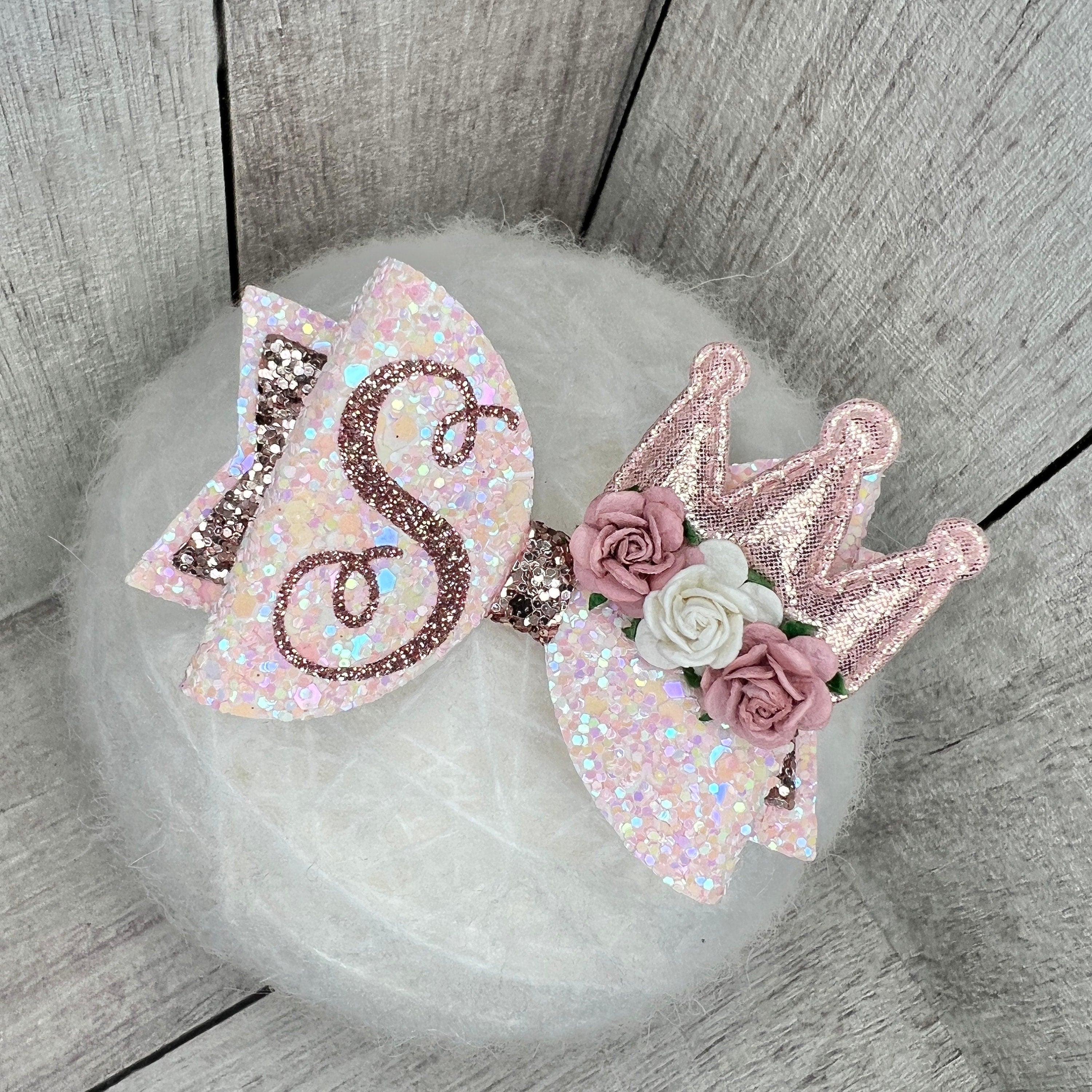 Belle Bow - rose gold crown