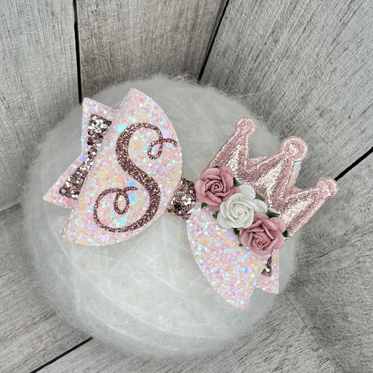 Belle Bow - rose gold crown
