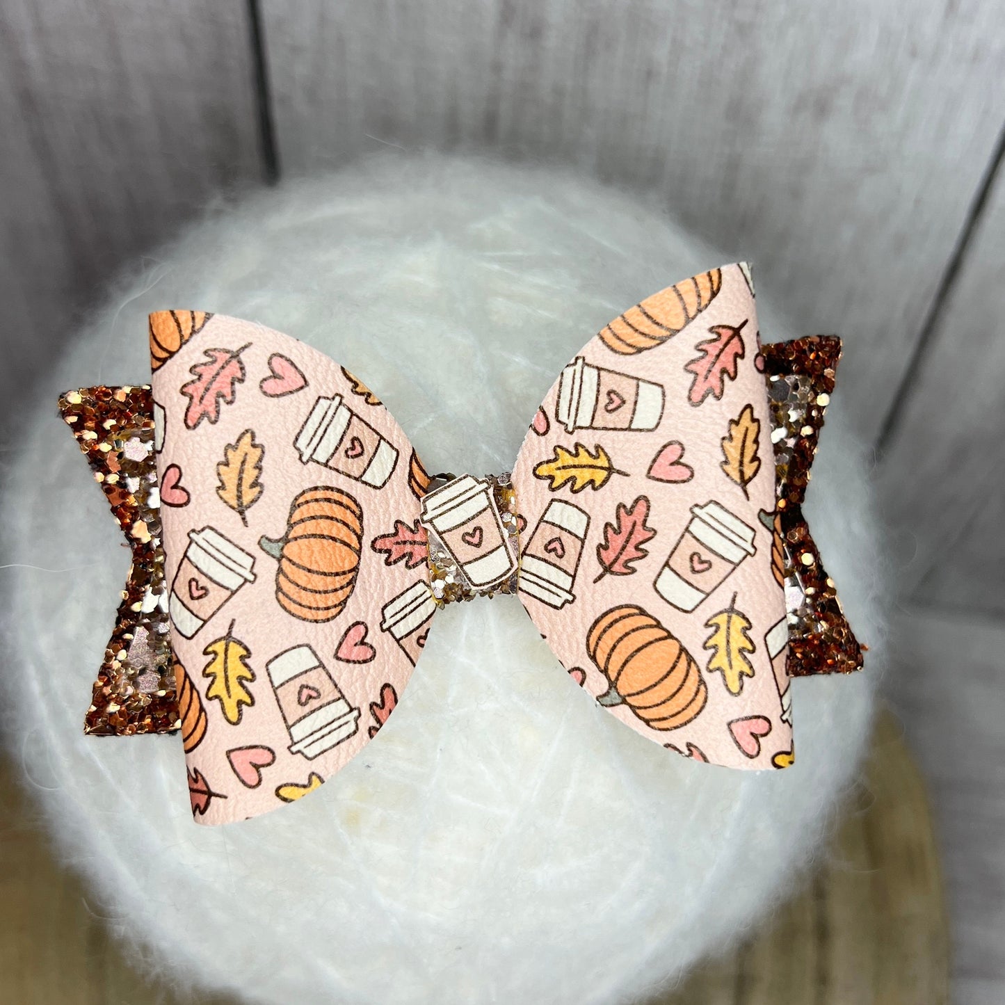 Belle Bow - pumpkin spice